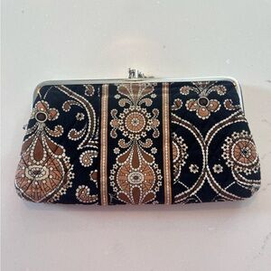 Vera Bradley Double Kisslock Clutch Wallet
